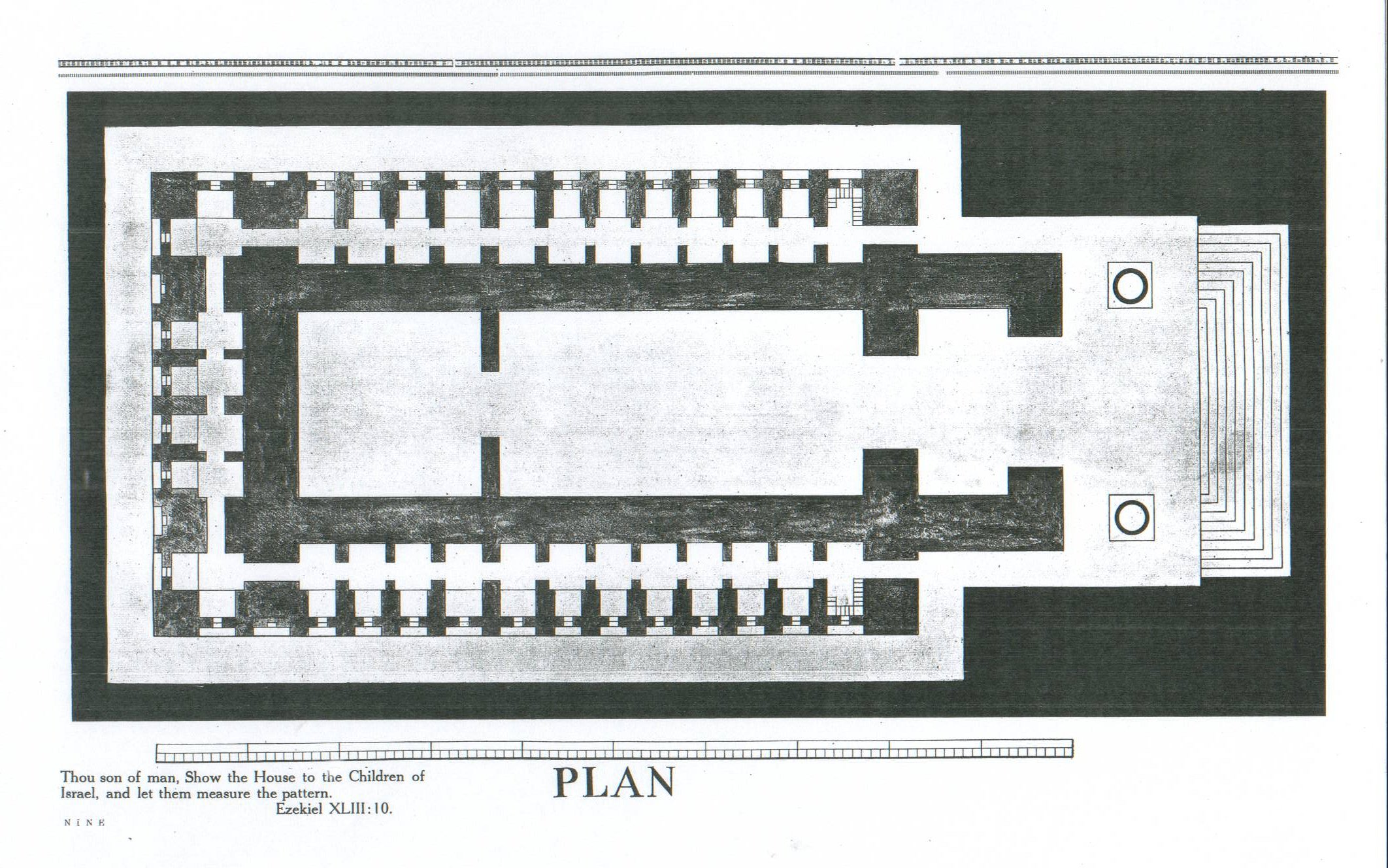 Page 9 Illustration of the Temple Floor Plan; King