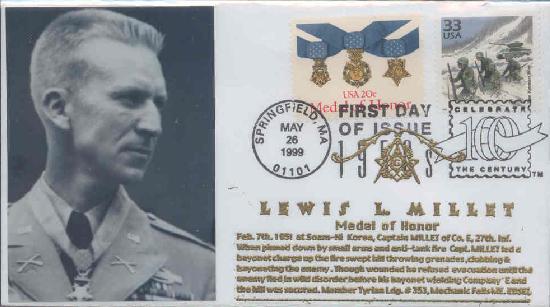 MilletMedalofHonorFDC1.jpg (32660 bytes)