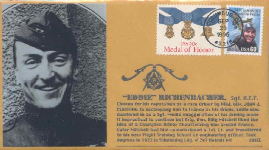 RichenbacherMedalofHonorFDC1.jpg (31580 bytes)