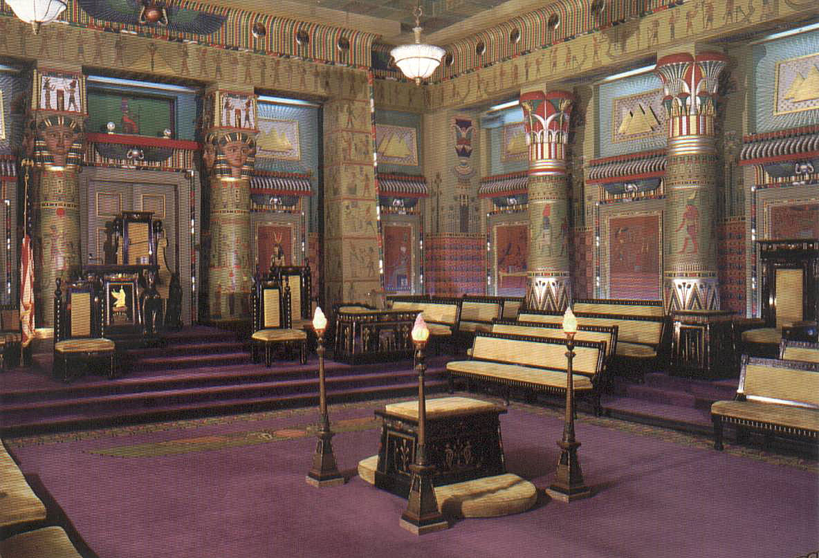 Image result for egyptian room masonic