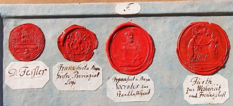 Historical Masonic Wax Seal Collection Pre Third Reich